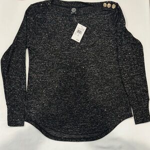 Bobeau Raven Black Mix Top